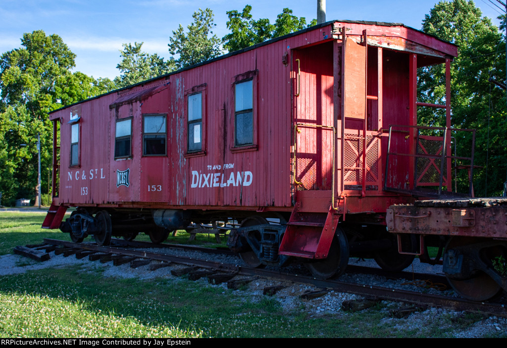 NCSL 153 is on display at the Cowan Railroad Museum